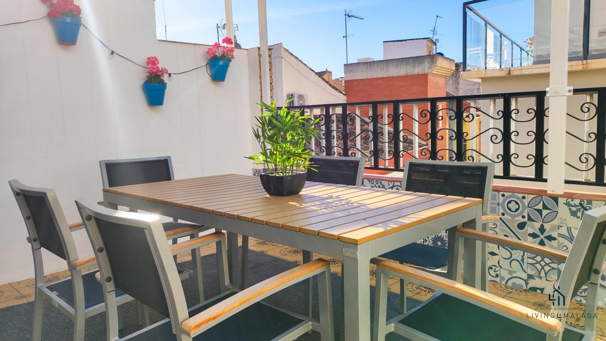 Apartmán Living4Malaga Sun&Terrace Penthouse Exteriér fotografie