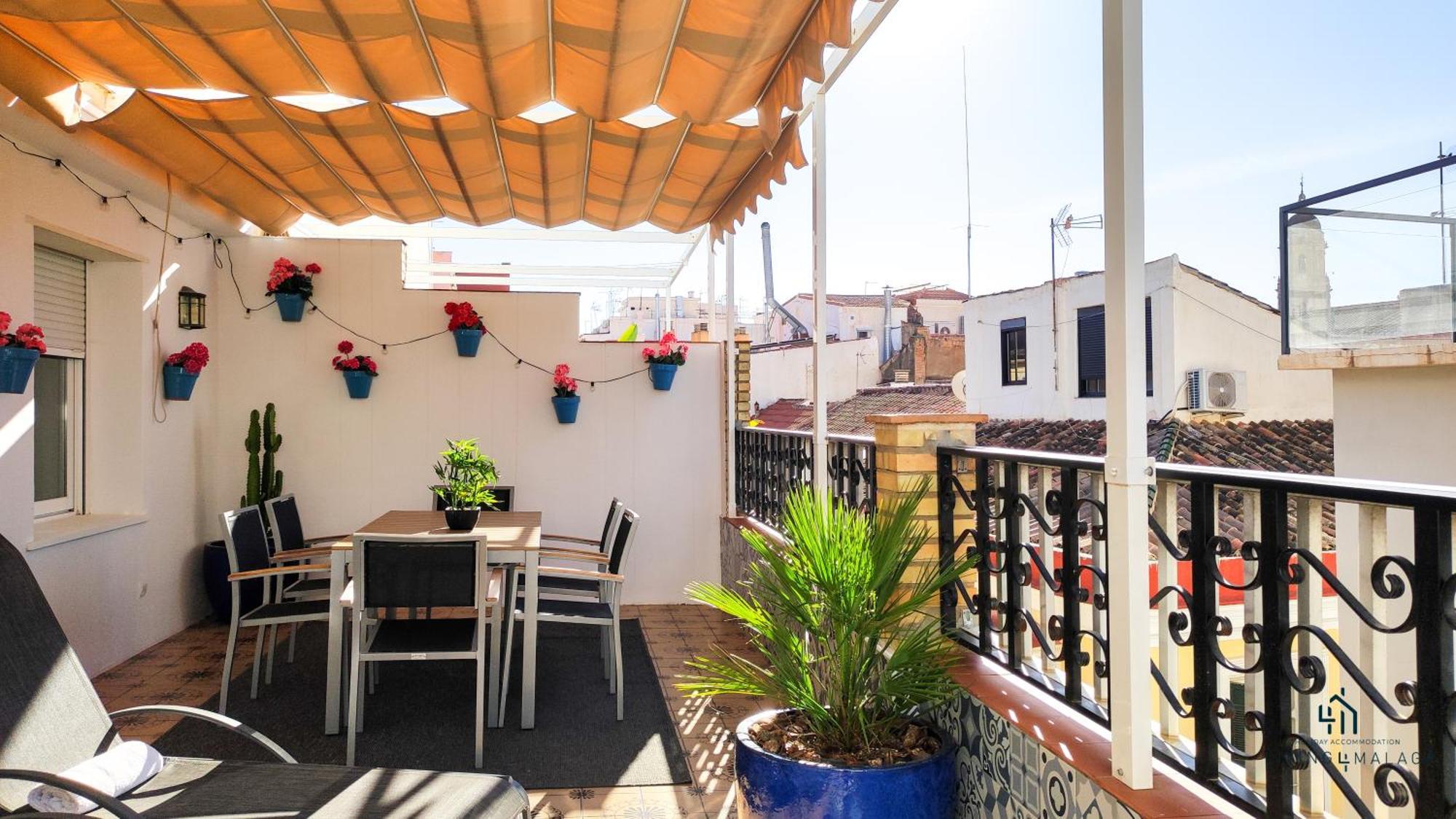Apartmán Living4Malaga Sun&Terrace Penthouse Exteriér fotografie