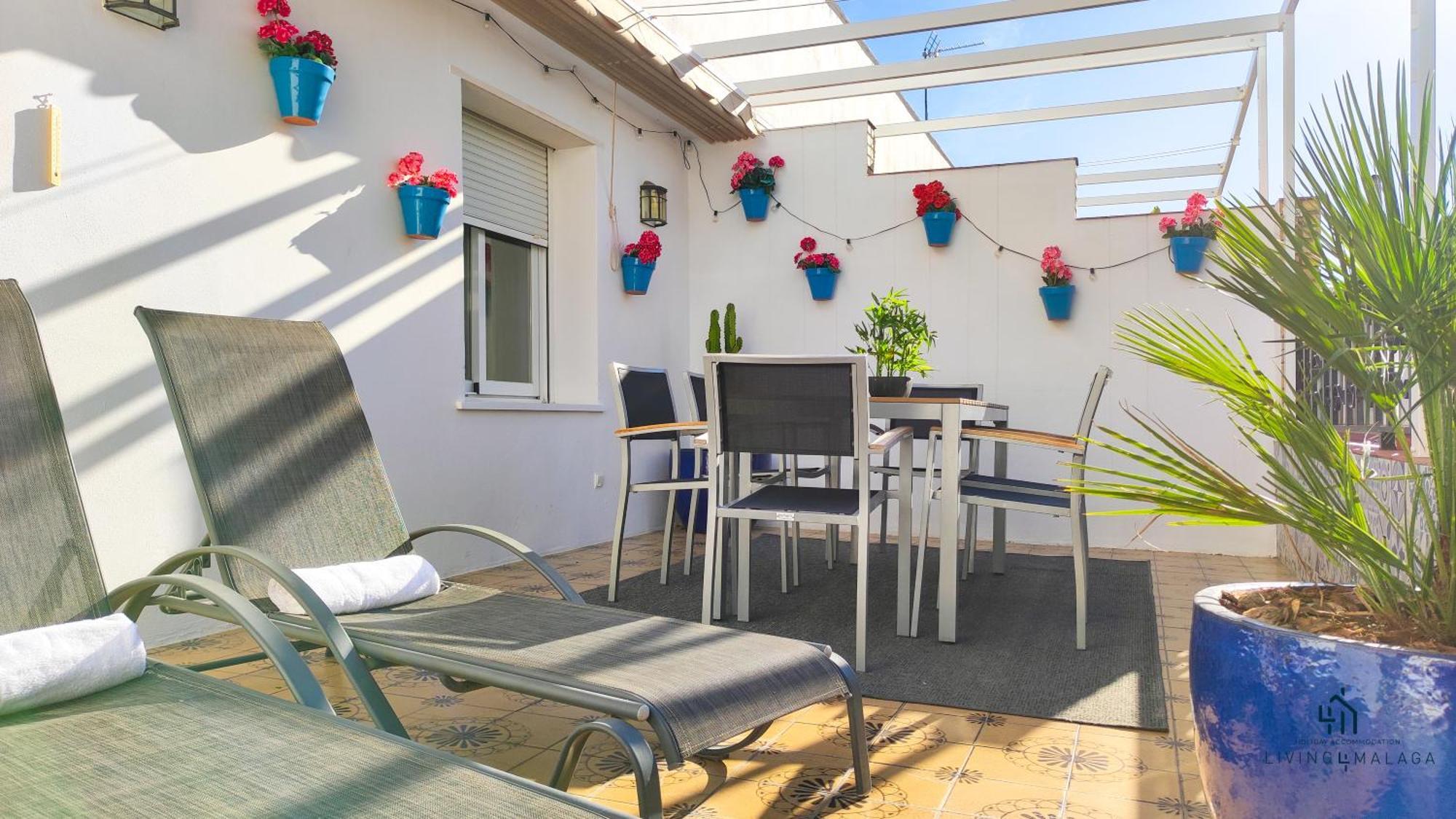 Apartmán Living4Malaga Sun&Terrace Penthouse Exteriér fotografie