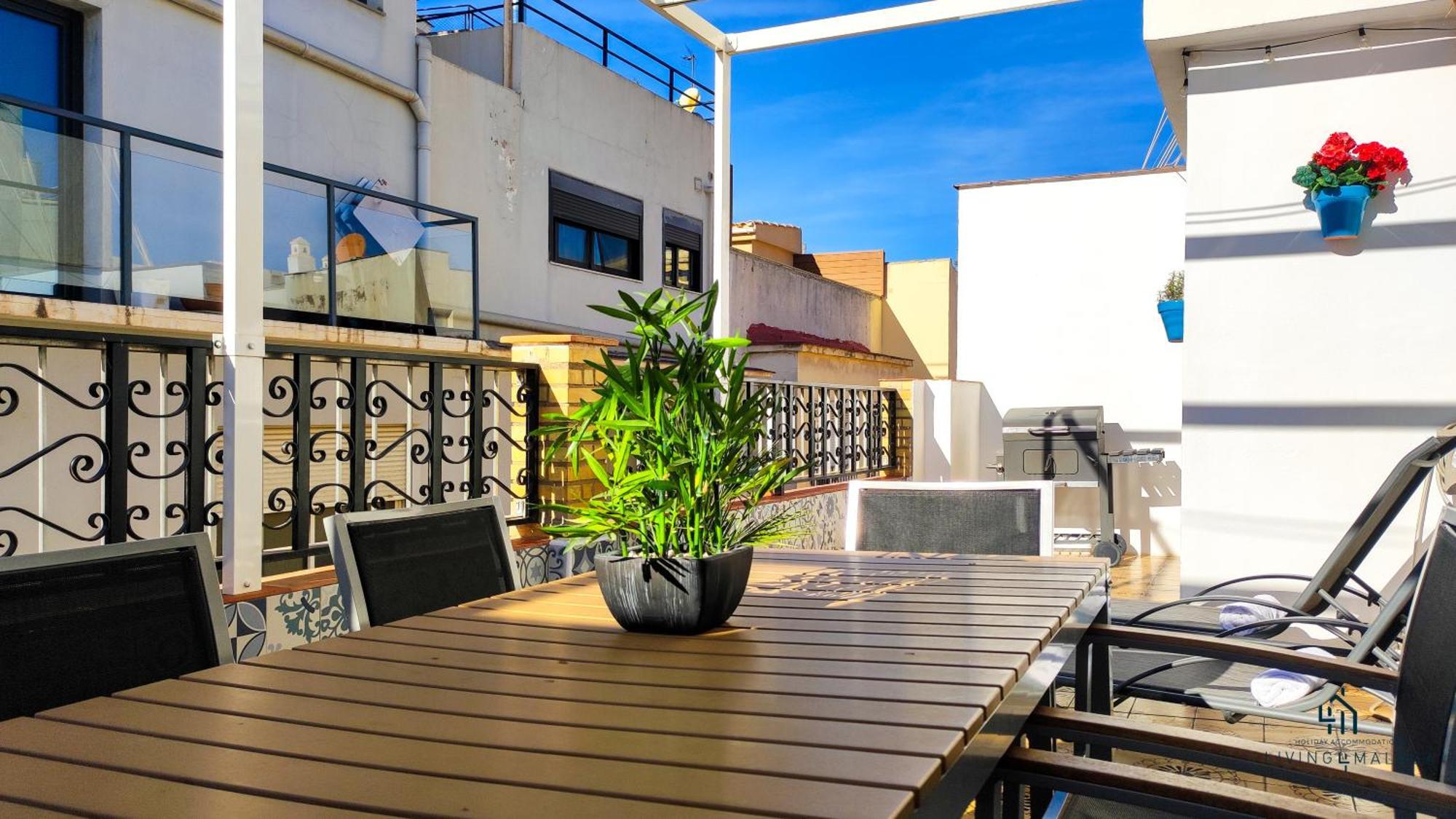 Apartmán Living4Malaga Sun&Terrace Penthouse Exteriér fotografie